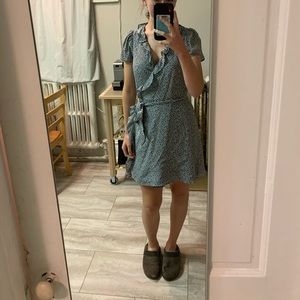 Madewell Silk Wrap Dress